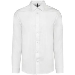 Kariban K595 - Oxford-Hemd mit langen Ärmeln für Herren Weiß