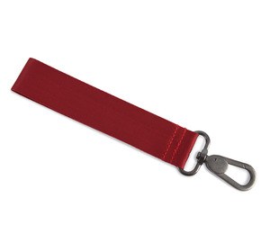 Kimood KI0518 - Schlüsselanhänger mit Haken und Band Deep Red
