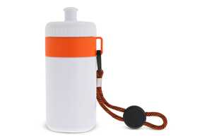 TopPoint LT98785 - Sportflasche mit Halteschlaufe 500ml White / Orange