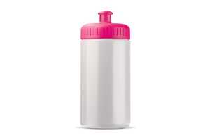 TopPoint LT98795 - Sportflasche classic 500ml Weiß / Pink