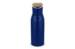 TopPoint LT98900 - Isolier-Flasche mit Bambusdeckel, 500ml Dark Blue