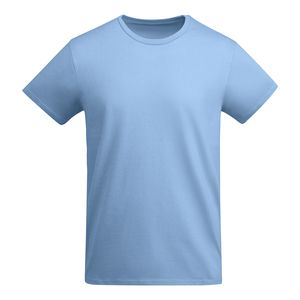 Roly CA6698 - BREDA Kurzärmeliges T-Shirt aus OCS-zertifizierter Bio-Baumwolle Sky Blue