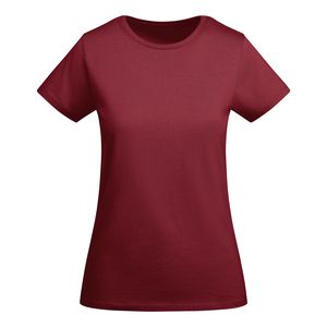 Roly CA6699 - BREDA WOMAN Tailliertes Kurzarm-T-Shirt für Damen aus OCS-zertifizierter Bio-Baumwolle