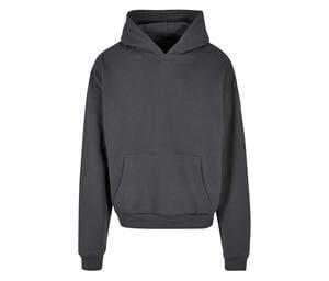 BUILD YOUR BRAND BY162 - ULTRA HEAVY COTTON BOX HOODY Dunkelgrau