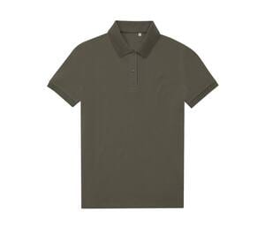 B&C BCW465 - Poloshirt für Frauen 65/35 aus recyceltem Polyester Camo Green