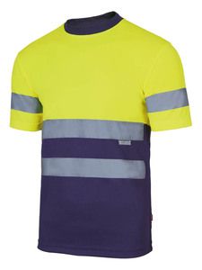 VELILLA 305506 - HV zweifarbiges T-Shirt