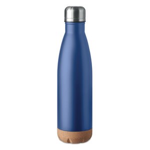 GiftRetail MO6313 - ASPEN CORK Doppelwandige Isolierflasche Blue