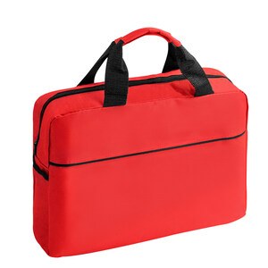 EgotierPro 30047 - 600D Polyester Kongresstasche mit Laptopfach MOBILE Rot