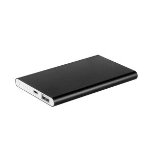 EgotierPro 36507 - SHINE POWERBANK NEGRO METALIZADO