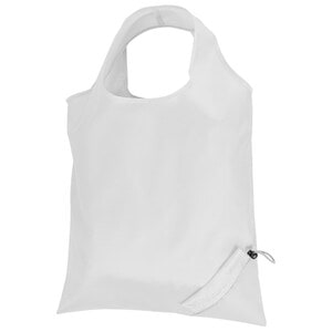 EgotierPro 38041 - 210D Polyester Tasche mit integrierten Griffen FRAISE Weiß