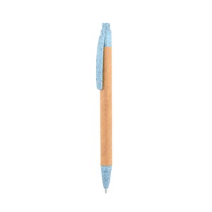EgotierPro 39015 - Stift mit Kartonkörper und Weizenfaser-PP-Enden HILL Blue