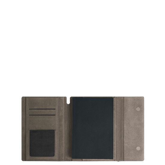 EgotierPro 39545 - A5 Portfolio und Notizbuch mit Magnetverschluss LENDER