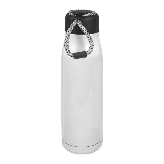 EgotierPro 52076 - Doppelwandige Flasche 550 ml mit Tragegriff UP