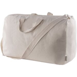 EgotierPro 53028 - Große Recycling-Canvas Tasche mit verstellbarem Gurt WEEKEND