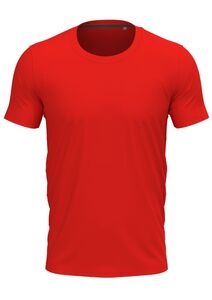 Stedman STE9600 - Rundhals-T-Shirt für Herren Clive  Scharlachrot
