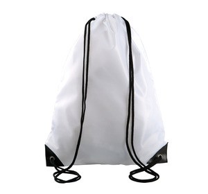 Kimood KI0189 - Rucksack mit Kordeln Weiß