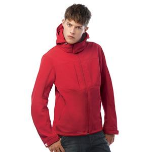 B&C BA630 - Hooded Softshell Jacke Herren