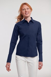 Russell Collection RU960F - Damen LS Ultimate Stretch Bluse