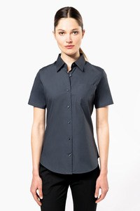 Kariban K532 - PFLEGELEICHTE DAMEN KURZARM STRETCH BLUSE