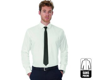 B&C BC710 - Black Tie Langarm Hemd