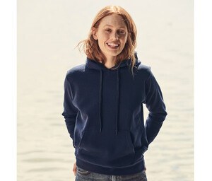 Fruit of the Loom SC269 - Frauen Hoodie mit Känguru-Tasche