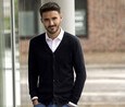 Russell JZ71M - Herren Strickjacke mit V-Ausschnitt 