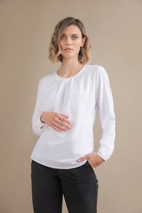 Henbury H598 - Bluse mit langen Ärmeln