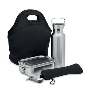 GiftRetail MO6765 - ILY Lunch-Set Edelstahl