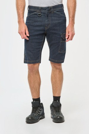 WK. Designed To Work WK715 - Denim-Bermuda-Shorts mit mehreren Taschen, für Herren