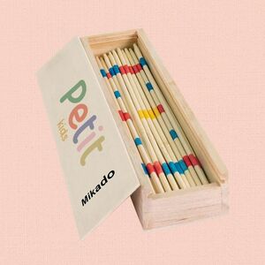 EgotierPro 39038 - Holz Mikado Spiel 41 Stücke mit Box MIKADO