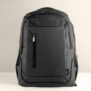 EgotierPro 52545 - RPET Polyester Kongress Rucksack mit Polsterung