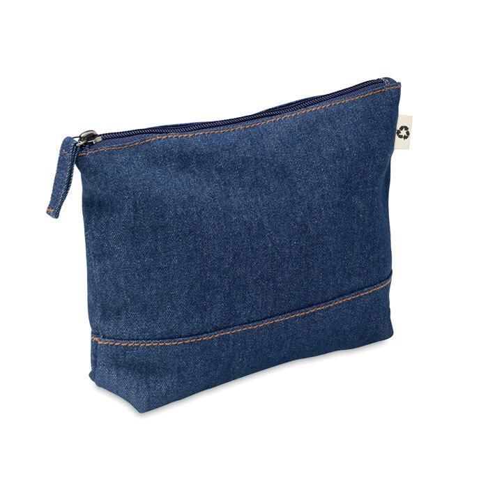 STYLE POUCH Estojo coméstica denim - GiftRetail MO6421 blau